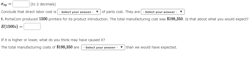 Solved Drop down options include: not | Chegg.com
