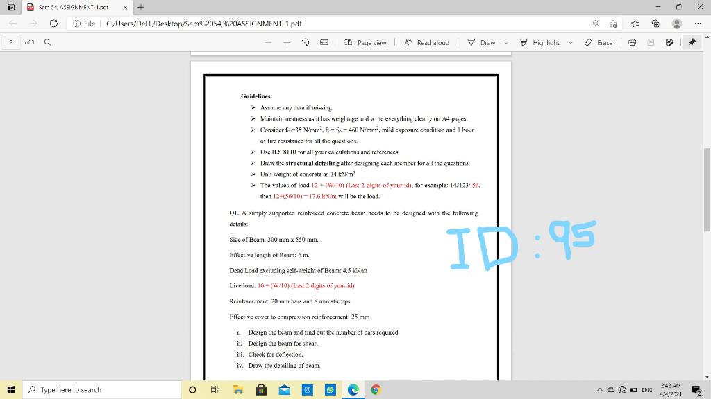 Solved Sem 54 ASSIGNMENT 1ndf X + File | Chegg.com