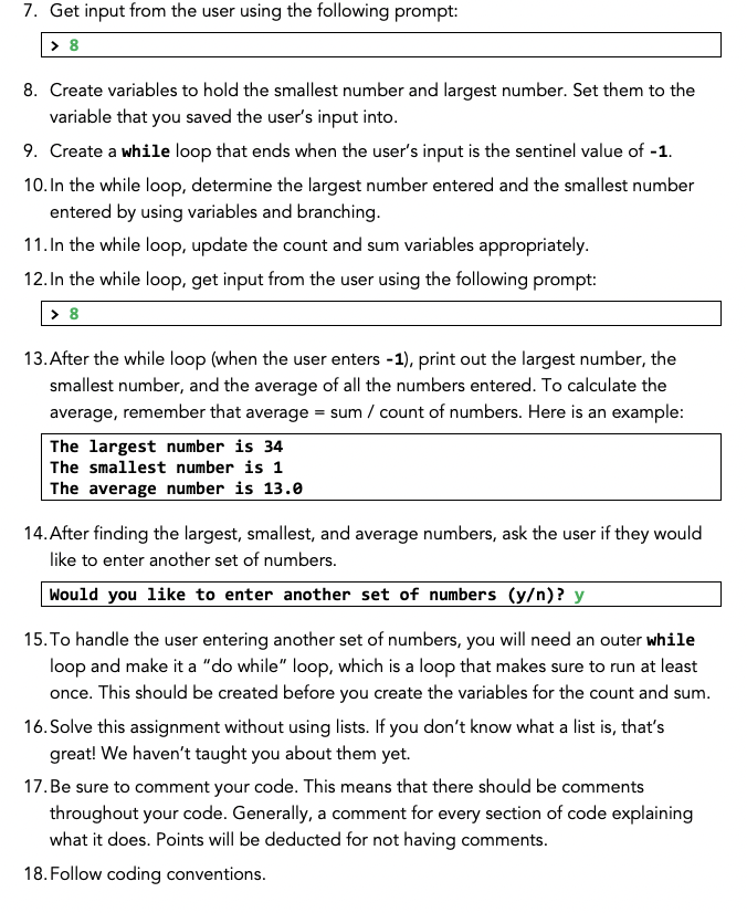 Solved Write a program that allows the user to enter an | Chegg.com