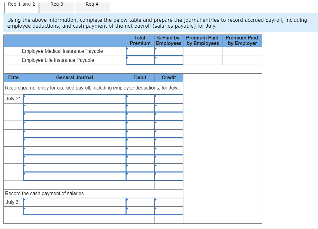 Solved Exercise 9-10 (Algo) Recording payroll LO P2, P3 The | Chegg.com