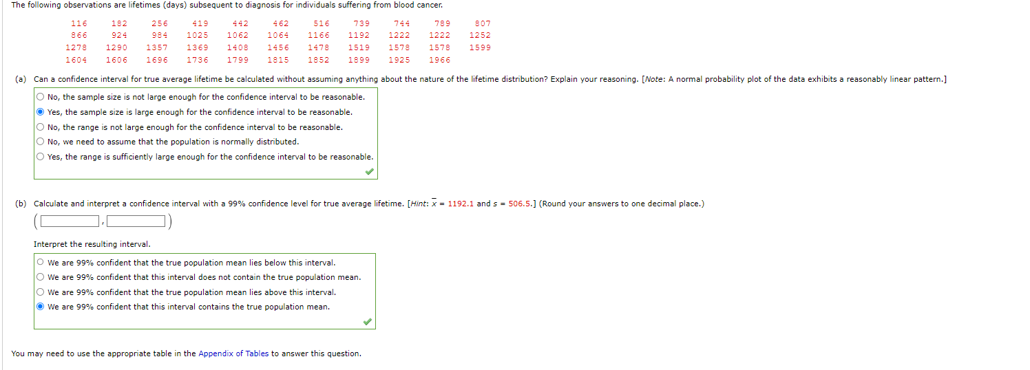 Solved No, the sample size is not large enough for the | Chegg.com