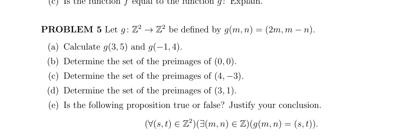 Solved Is The Function J Equal To The Function Explai Chegg Com