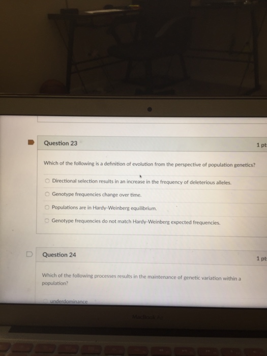 Solved Question 23 1 Pt Which Of The Following Is A Chegg