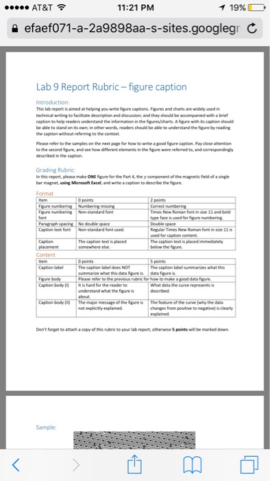 This lab report is aimed at helping you write figure | Chegg.com