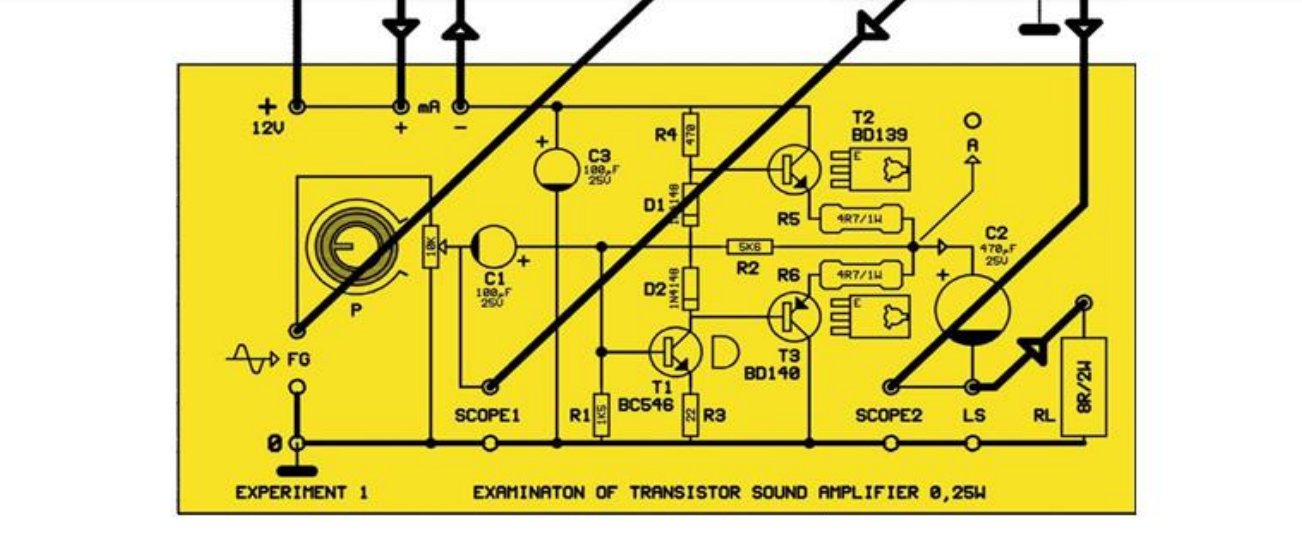 SOUND/AUDIO AMPLIFIER USING TRANSISTOR Assemble and | Chegg.com