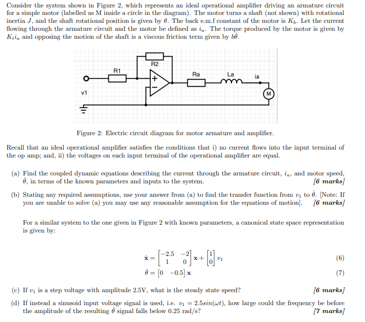 Solved Consider the system shown in Figure 2, which | Chegg.com