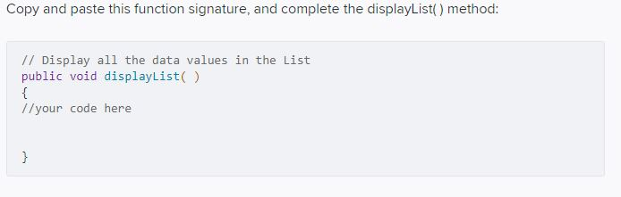 Solved Copy and paste this function signature, and complete | Chegg.com
