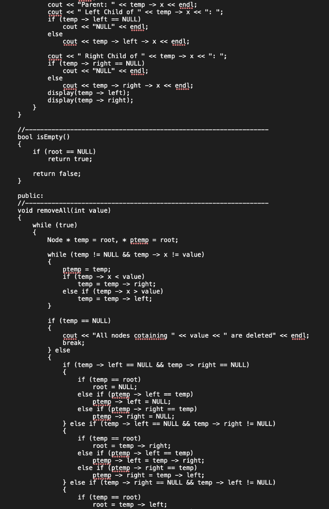 Solved Download the Program: BST-04-1.cpp Note that after | Chegg.com