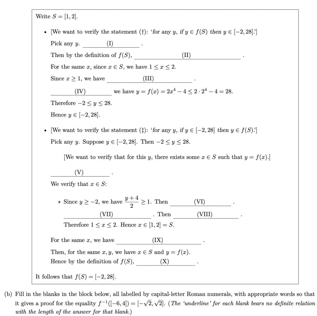 Solved 5 Let F R R Be The Function Defined By F X 2x4