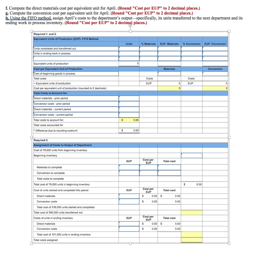 Solved Managerial Accounting Help. Below Is A 4 | Chegg.com