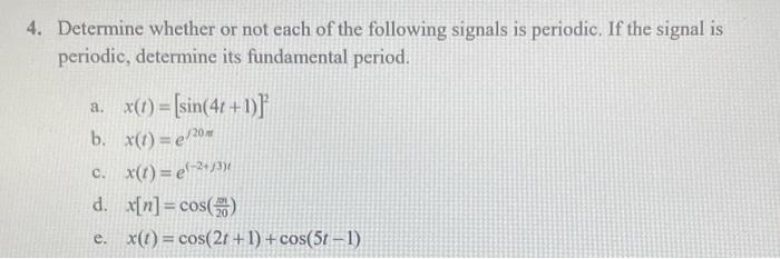 Solved Determine whether or not each of the following | Chegg.com