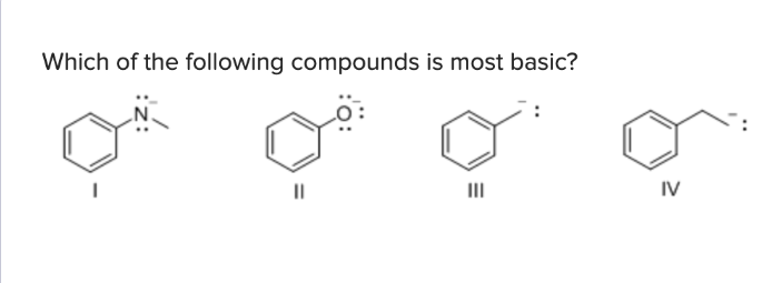 5 Which One Of The Following Compounds Possesses The Most Acidic Hydroge