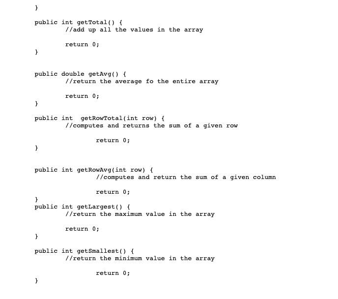 Solved CSC110AB Ch 7 Program 2: MultiStatsArray – using a | Chegg.com