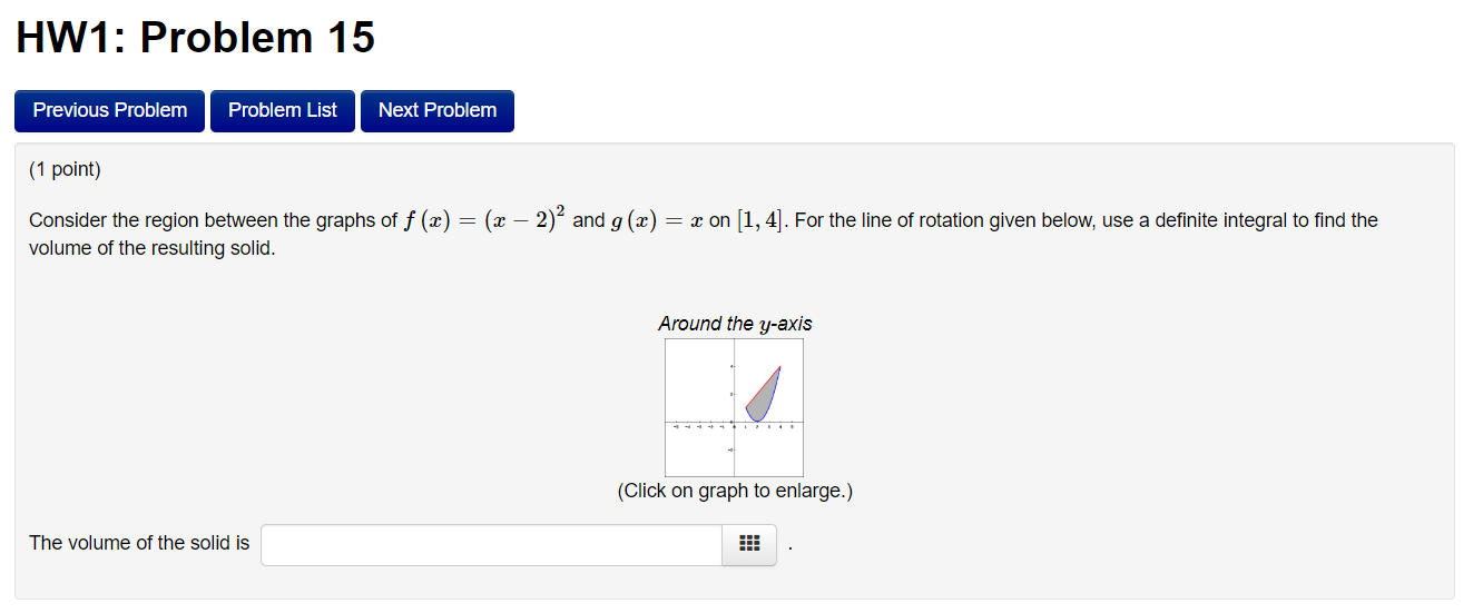Solved HW1: Problem 15 Previous Problem Problem List Next | Chegg.com