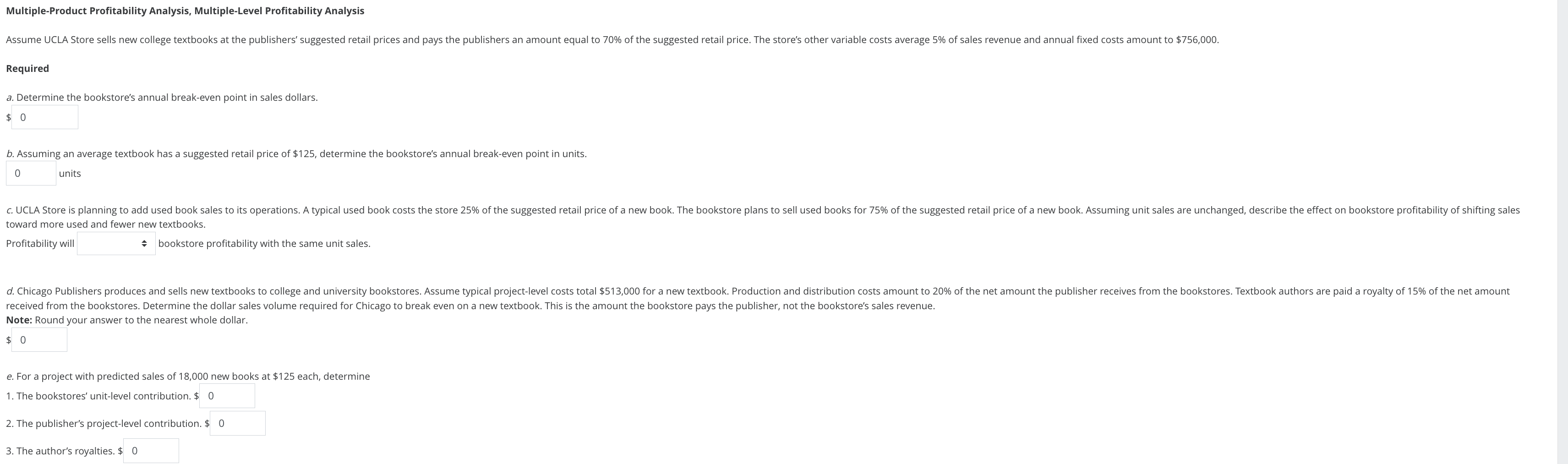 Solved Multiple Product Profitability Analysis Chegg Solved Multiple Product Profitability Analysis Chegg