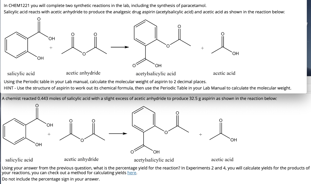 Chemical Makeup Of Aspirin | Saubhaya Makeup