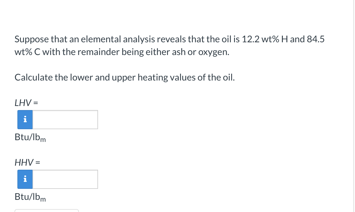 Solved The heating value of a fuel oil is to be measured in | Chegg.com