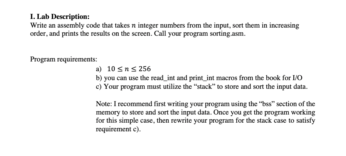 Solved Write this in assembly and show all for section .data | Chegg.com