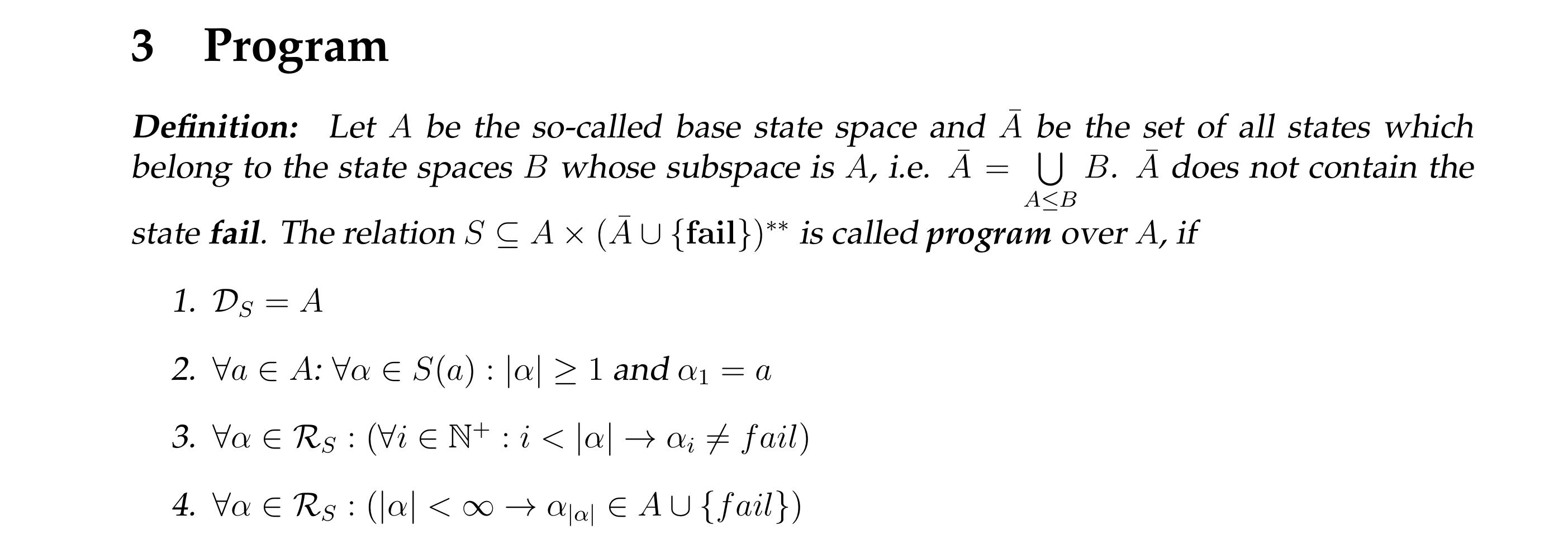 Solved Definition: Let A be the so-called base state space | Chegg.com