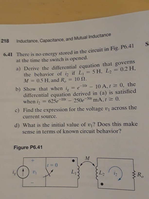 Solved 218 Inductance, Capacitance, and Mutual Capacitance,
