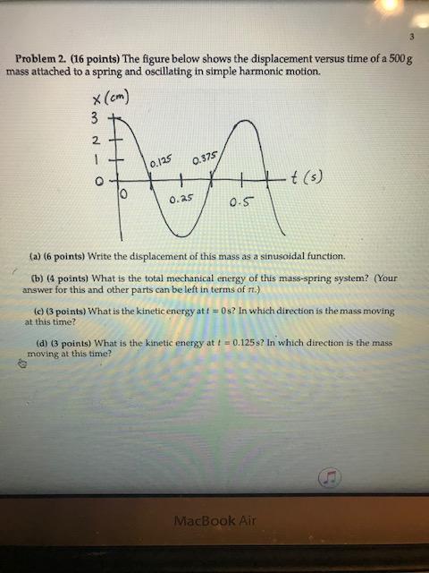 Solved Problem 2. (16 points) The figure below shows the | Chegg.com