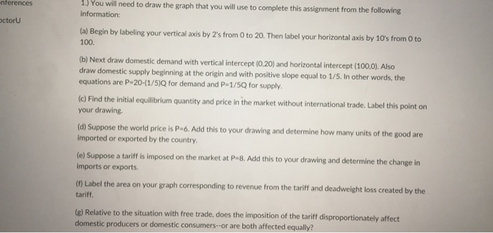 Solved You will need to draw the graph that you will use to | Chegg.com