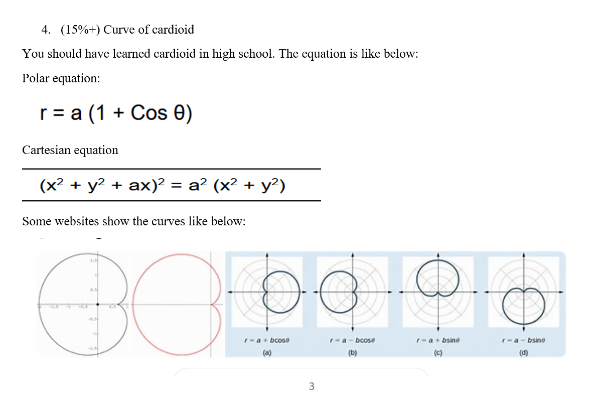 4. (15%+) Curve Of Cardioid You Should Have Learned 