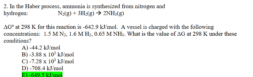 Solved This Is Chemistry 2. I Am Having Trouble Trying To | Chegg.com