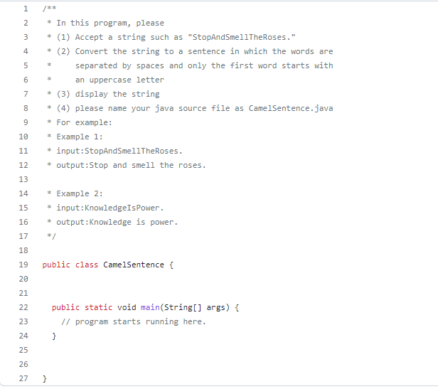 Solved please help with a simple java program, thank you | Chegg.com