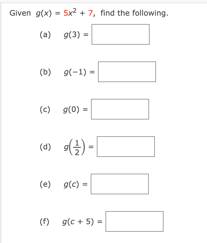 Solved G X 5x2 7 F A G 3 B G −1 C G 0 D