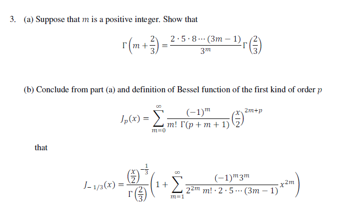 Solved 3. (a) Suppose that m is a positive integer. Show | Chegg.com