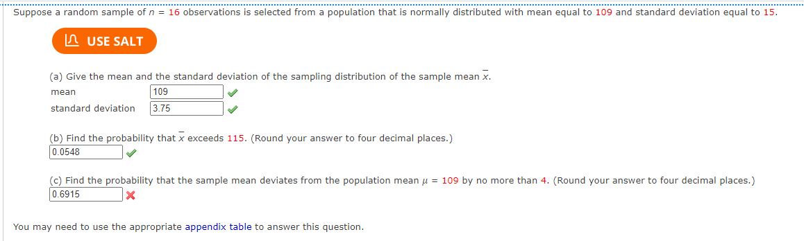 Solved (a) ﻿Give the mean and the standard deviation of the | Chegg.com