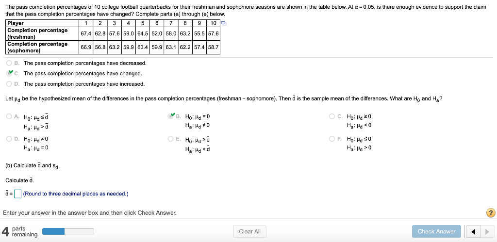 Solved 1) Calculate Dbar & Sd 2) Find the standardized test | Chegg.com