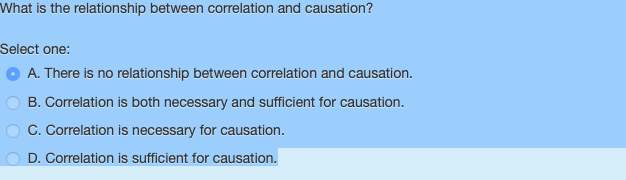 Solved What is the relationship between correlation and | Chegg.com