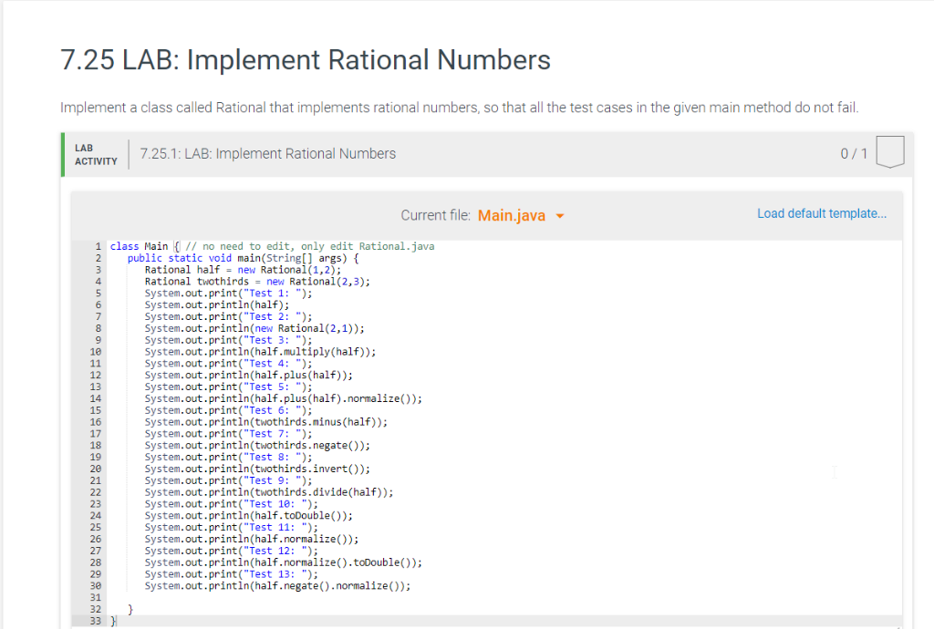 Solved Java My tests 2, 4 and 5 are wrong I'm not sure on | Chegg.com