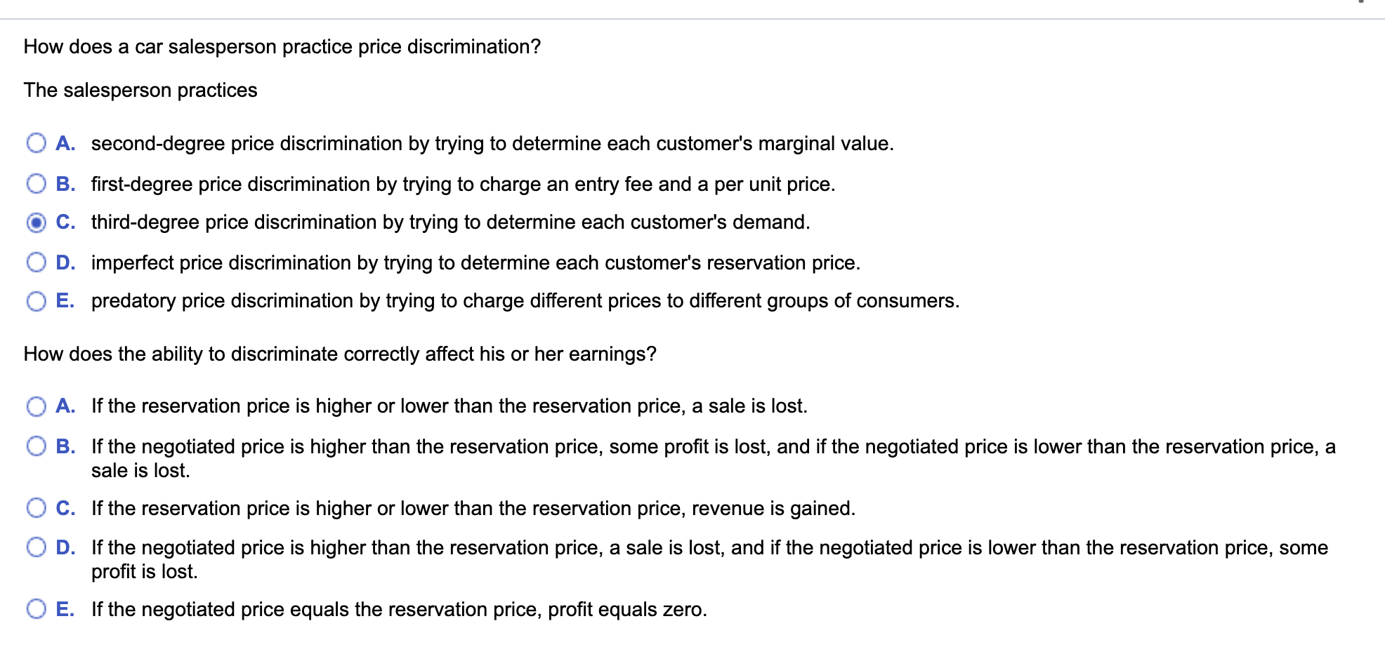 how-does-a-car-salesperson-practice-price-chegg