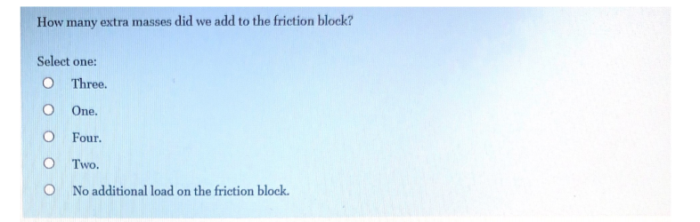 Solved For sliding friction expermint : when adding extra | Chegg.com