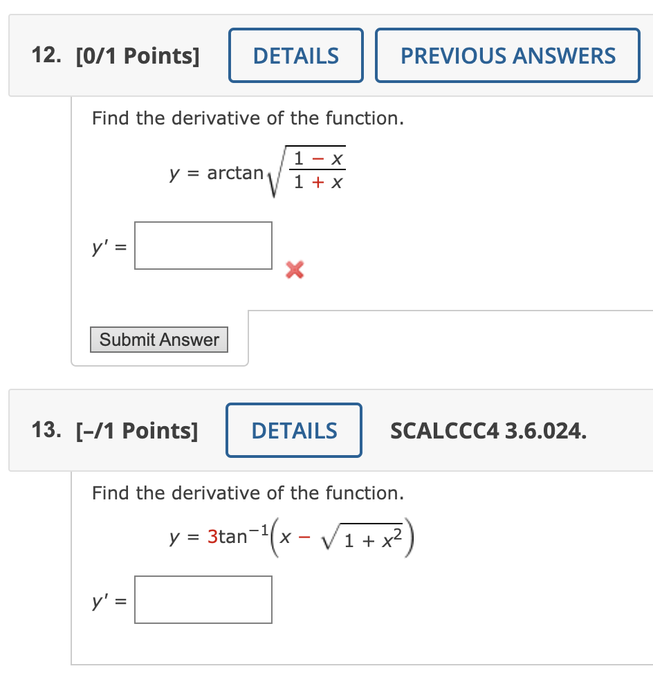 solved-find-the-derivative-of-the-function-y-arctan-chegg