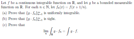 Let f be a continuous integrable function on R, and | Chegg.com