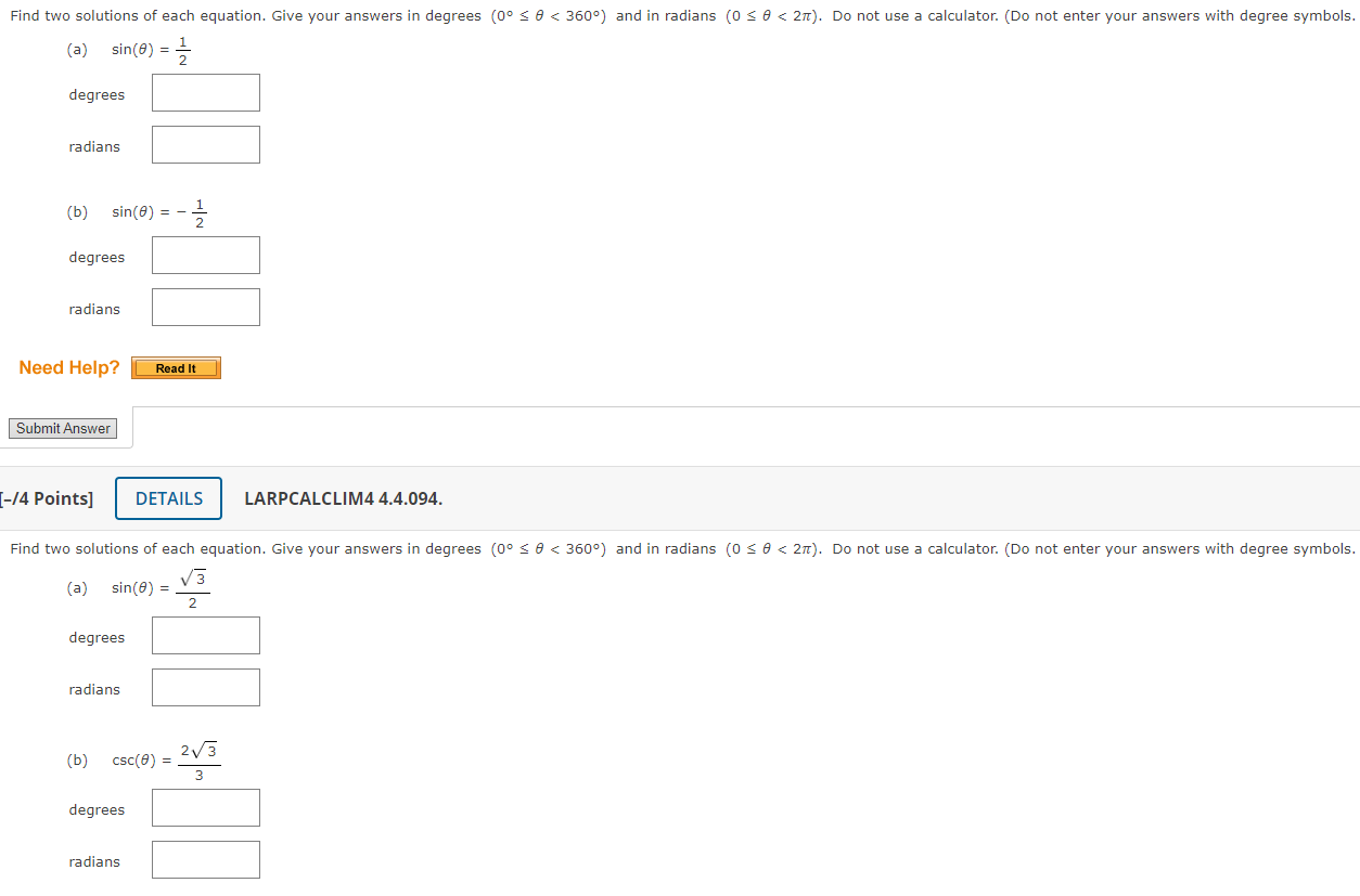 Solved Find two solutions of each equation. Give your | Chegg.com