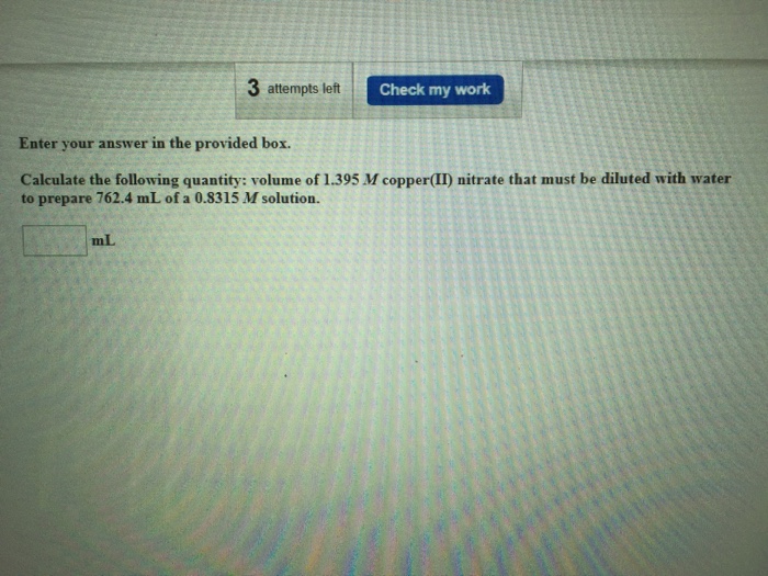 Solved 3 attempts left Check my work Enter your answer in | Chegg.com