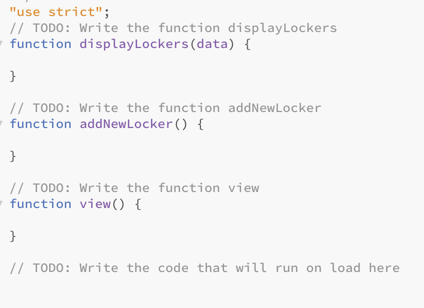 Solved Task 4: Add a New Locker Here you will write the | Chegg.com
