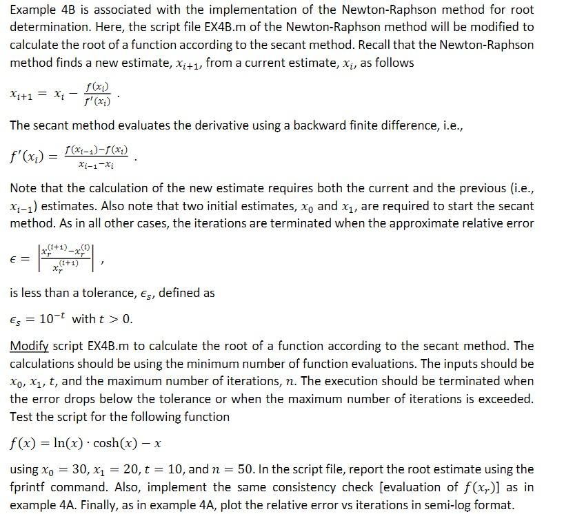 Solved Example 4B Is Associated With The Implementation Of | Chegg.com