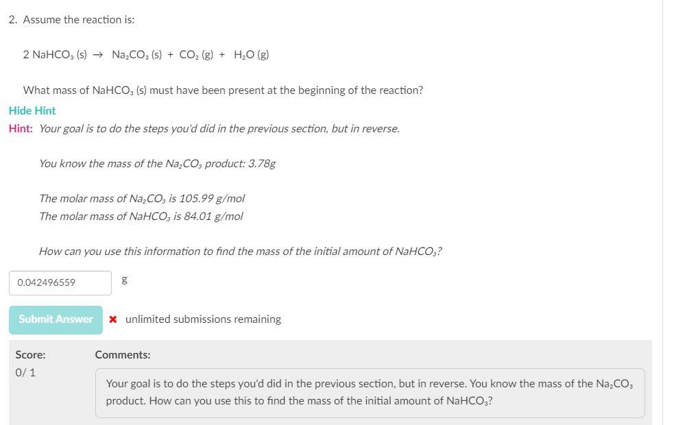 Solved 7. The molar mass of C is 22.99 g/mol and for C is it | Chegg.com