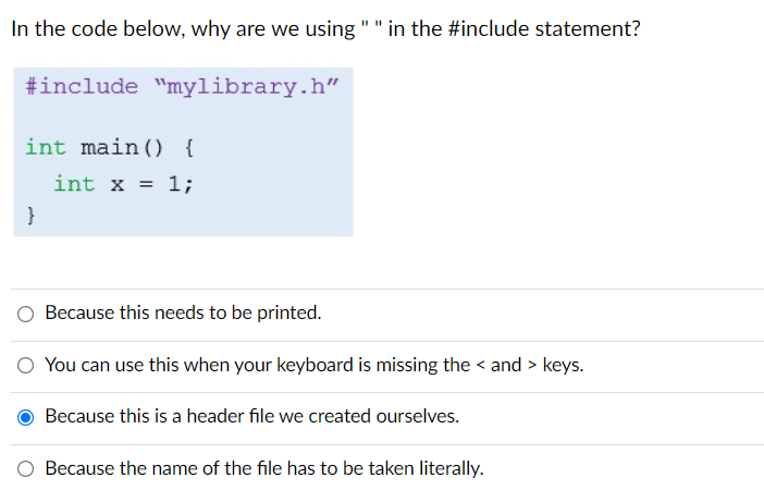 Solved In the code below, why are we using 
