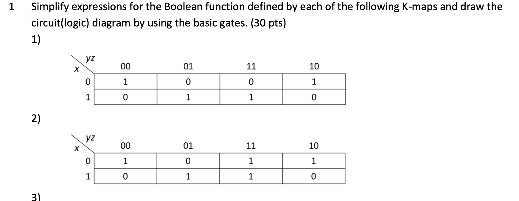 Solved Simplify Expressions For The Boolean Function Chegg Com