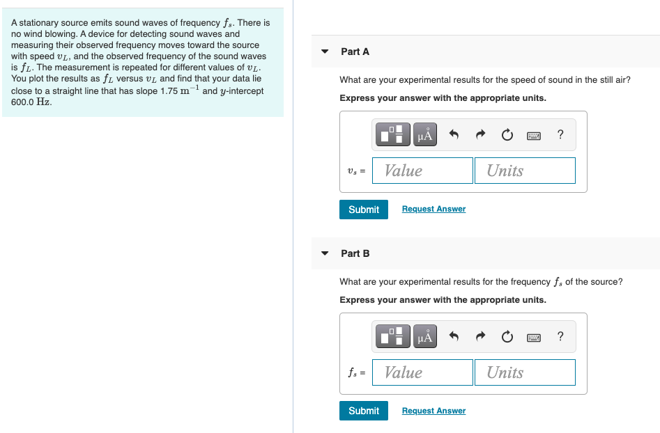 Solved Part A A stationary source emits sound waves of | Chegg.com