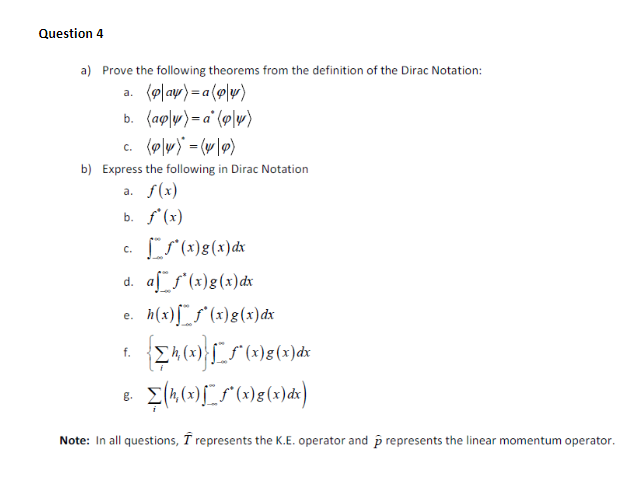 Solved Question 4 A Prove The Following Theorems From Th Chegg Com