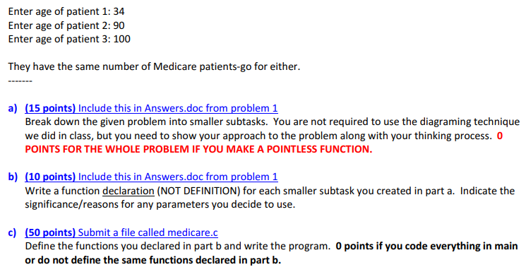 Solved Problem 2 (75 points)-Write a program. Submit a | Chegg.com