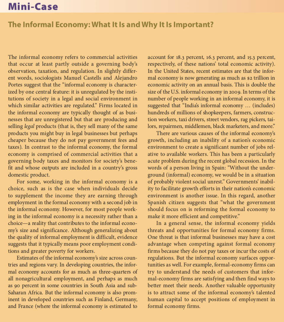 thesis informal economy